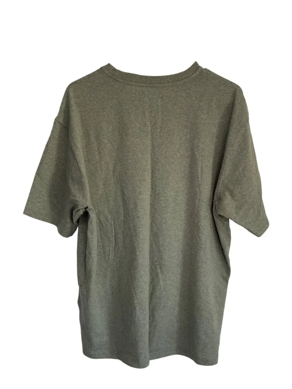 Everlane The Premium-Weight Crew in Heather Sage Green Large New Mens Tee Tshirt - Picture 5 of 12